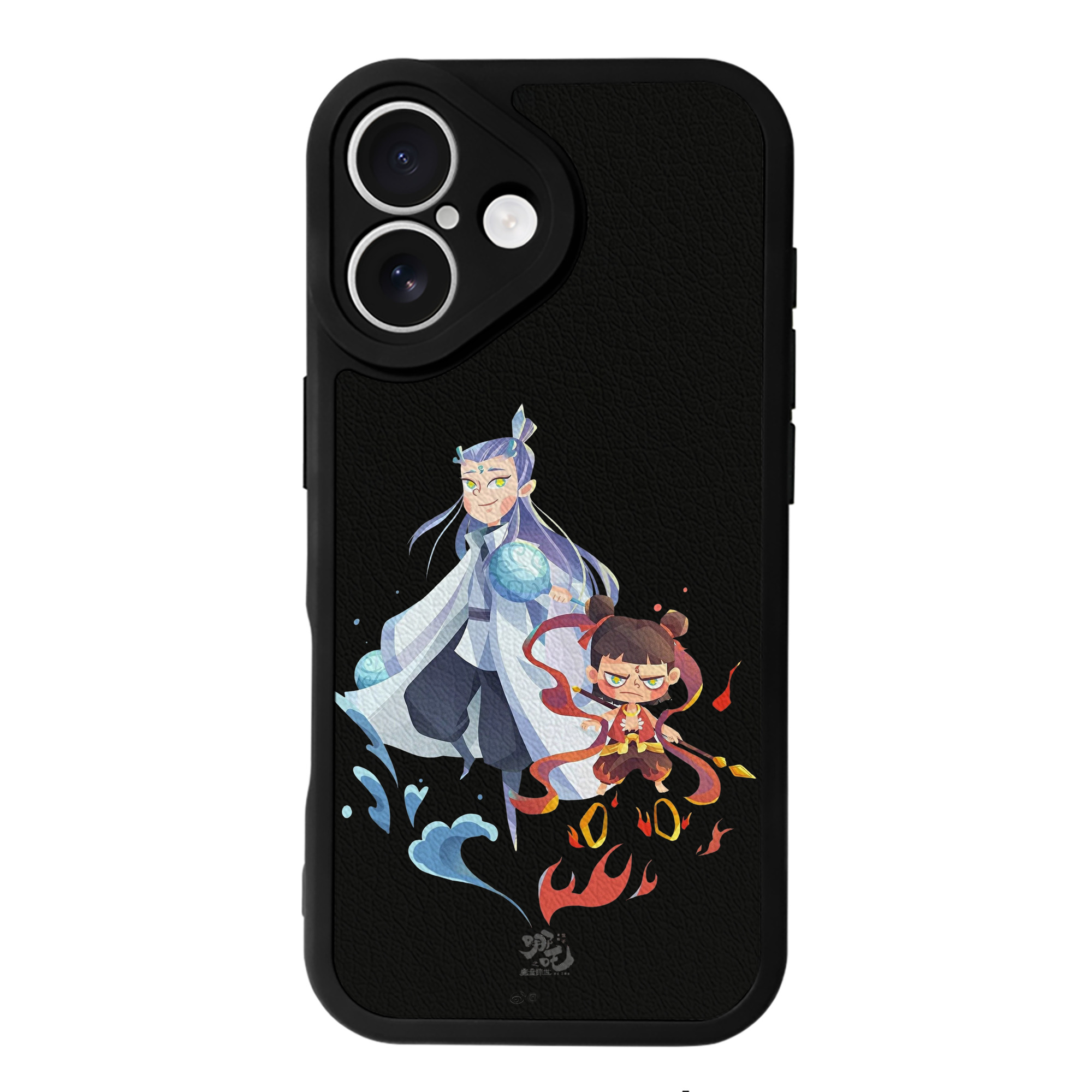 （画像用） Ne Zha 2 ナタ 魔童の大暴れ 【iPhone 16シリーズ対応】シリコンスマホケース（レザー調） 材質：シリコン